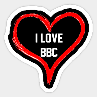 I Love BBC - Queen Of Spades Sticker